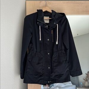 Women's Black Hooded Jacket